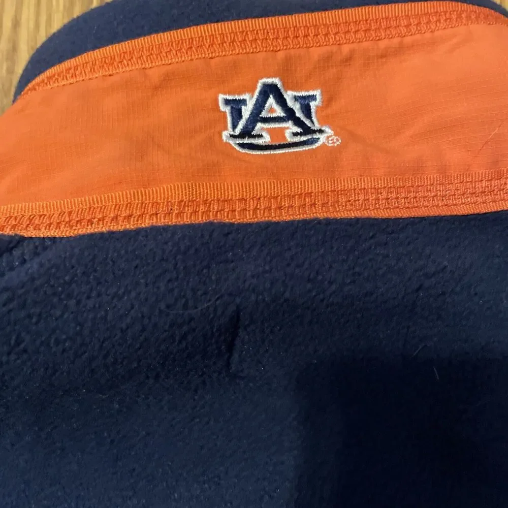 Tigerwear Auburn Tigers Full Zip Fleece Vest Men Size XL Navy Blue‎ & Orange